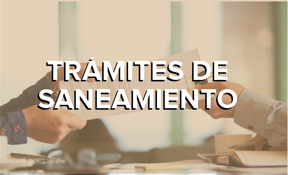TRAMITES DE SANEAMIENTO